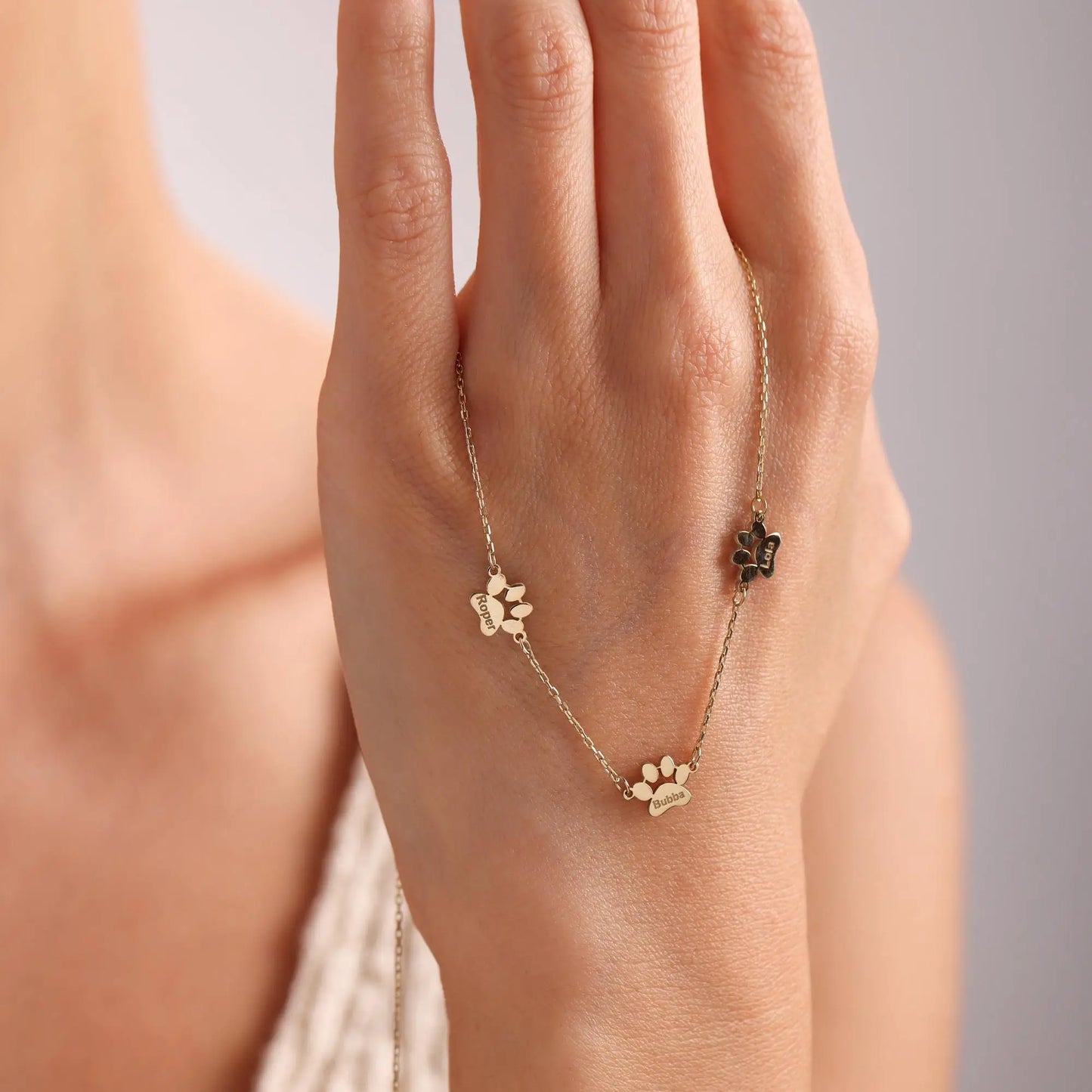 Lurith Paw Print Necklace