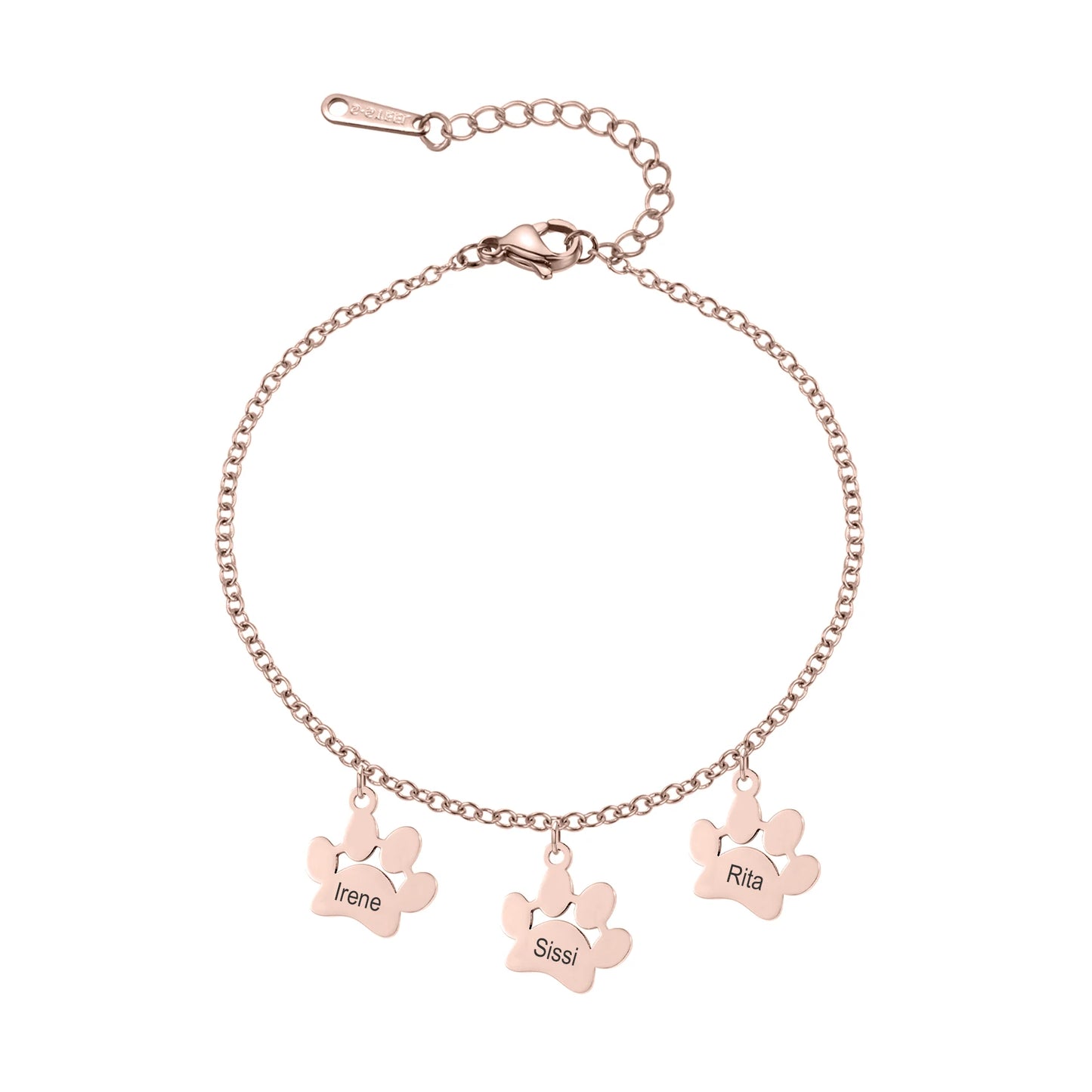 Dangle Paw Print Bracelets