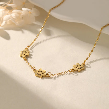 Lurith Paw Print Necklace