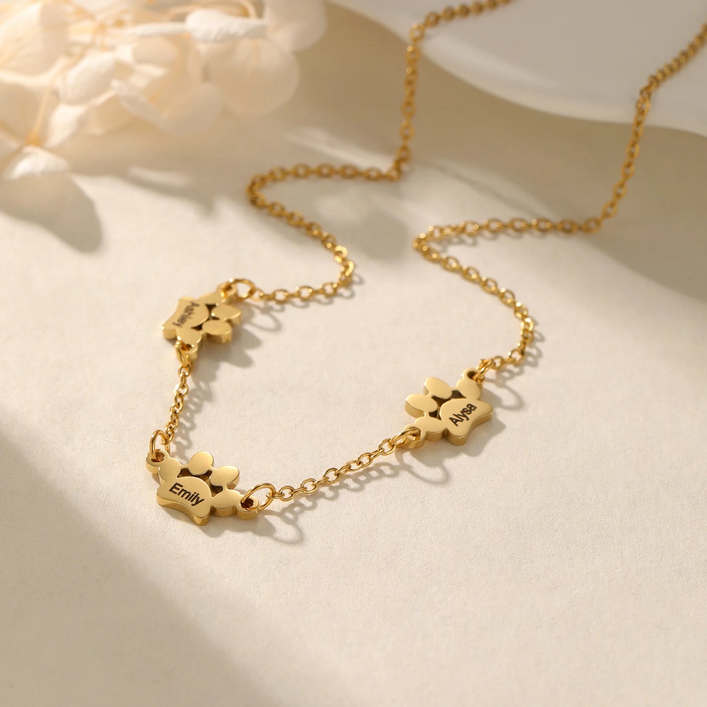 Lurith Paw Print Necklace