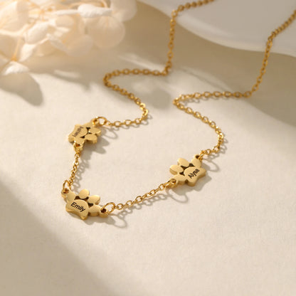 Lurith Paw Print Necklace