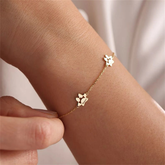 Lurith Paw Print Bracelet
