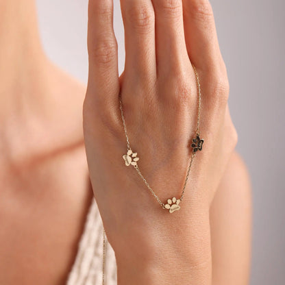 Lurith Paw Print Necklace